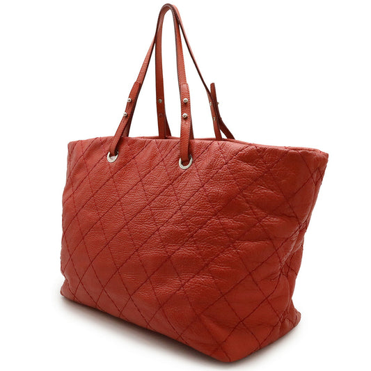 Chanel On the Road Leather Tote Bag A48019