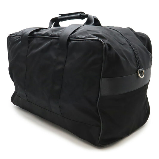 Prada Nylon Leather Boston Bag Travel Bag