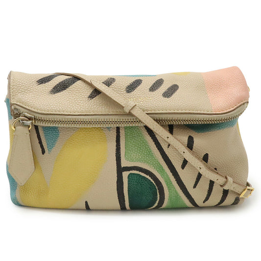 Burberry Leather Prorsum Shoulder Bag Beige