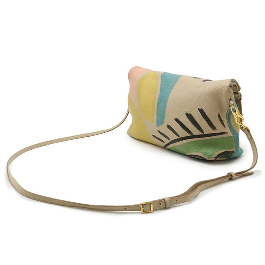 Burberry Leather Prorsum Shoulder Bag Beige