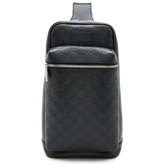 Gucci Leather Crossbody Bag Black