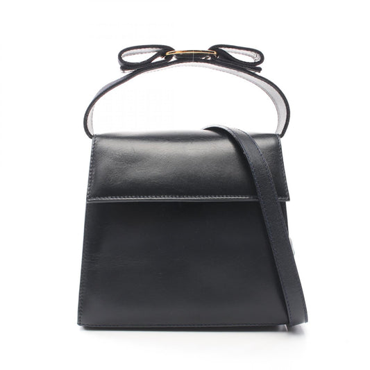 Salvatore Ferragamo Vara Ribbon Leather Handbag