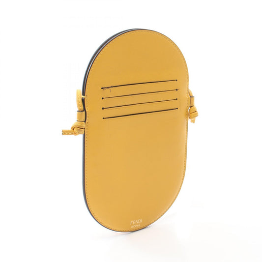 Fendi Leather Phone Holder Shoulder Bag