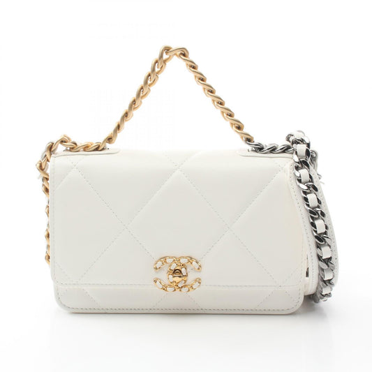 Chanel Lambskin CHANEL19 Shoulder Bag AP3267