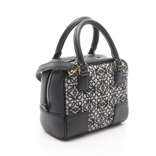 Loewe Amazona 16 Canvas Leather Handbag