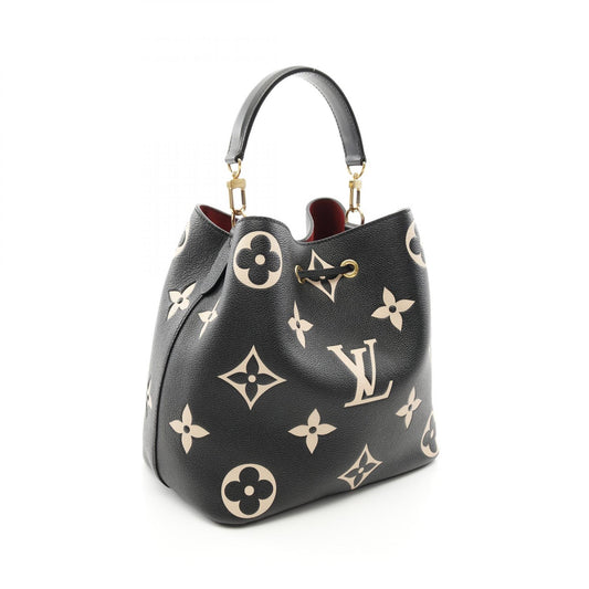 Louis Vuitton NeoNoe MM Bicolor Leather Shoulder Bag