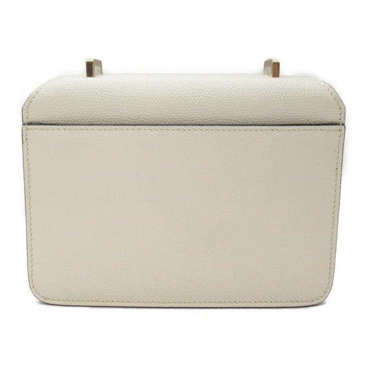 Valextra Leather Shoulder Bag White