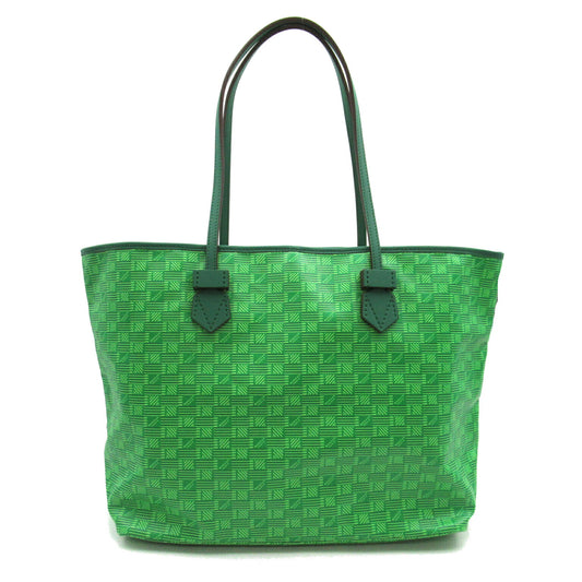MOREAU Paris Tote Bag PVC Canvas Green