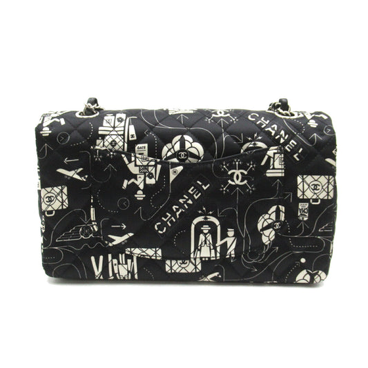 Chanel Satin Airline Flap Chain Shoulder Bag