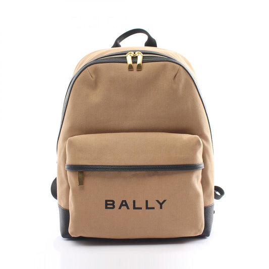 Bally Bar Treck Leather Fabric Backpack