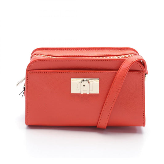 Furla 1927 Mini Leather Crossbody Bag Orange