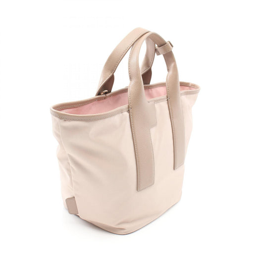 Furla Piuma M Leather Nylon Canvas Handbag