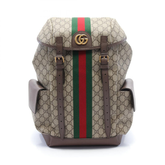 Gucci Ophidia GG Supreme Backpack PVC Leather