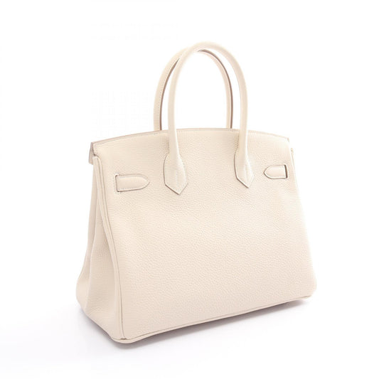 Hermes Birkin 30 Togo Handbag White