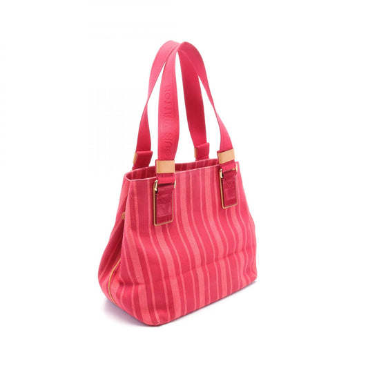 Louis Vuitton Canvas Suede Leather Tote Bag M94146
