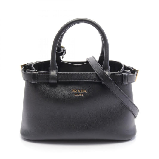 Prada Leather Handbag Black 1BA4182CYSF0002