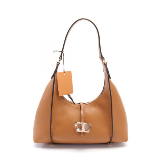 Tod's Leather T Timeless Hobo Shoulder Bag