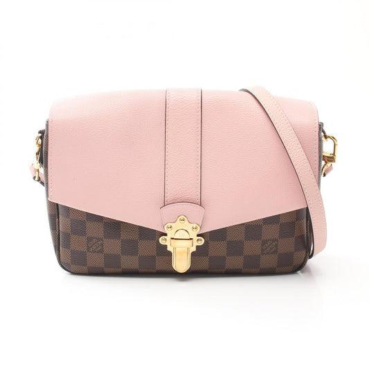 Louis Vuitton Clapton Damier Ebene Magnolia Shoulder Bag N44244