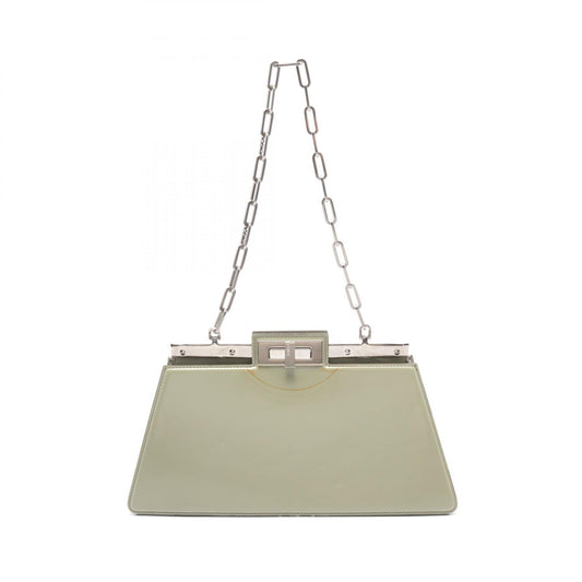 Fendi Peekaboo Cut Medium Leather Shoulder Bag