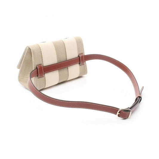 Chloe Woody Fabric Leather Waist Bag