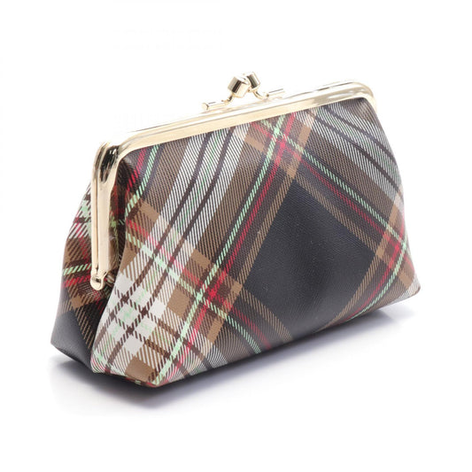Vivienne Westwood Tartan Pouch Metal Frame