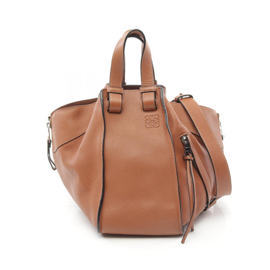 Loewe Leather Hammock Small Handbag Brown