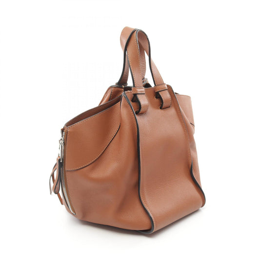 Loewe Leather Hammock Small Handbag Brown