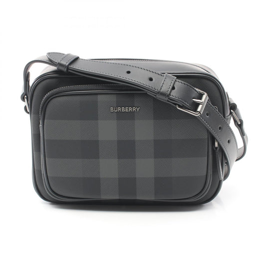 Burberry PADDY Shoulder Bag PVC Canvas Leather