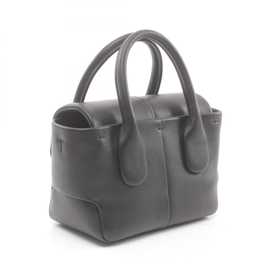 Tod's Leather Di Reverse Mini Handbag Black
