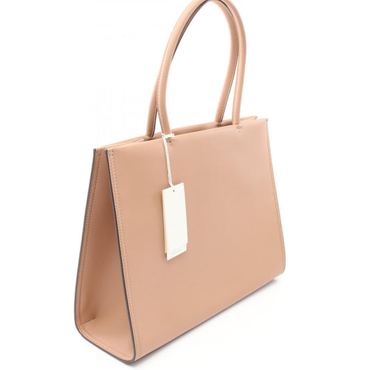 Tory Burch ELLA Tote Bag Faux Leather Brown