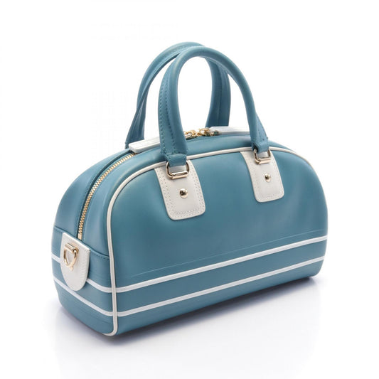 Dior Leather Handbag Green/White
