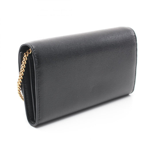 Tory Burch Leather Shoulder Bag Black