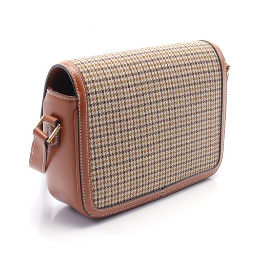 Celine Canvas Leather Shoulder Bag