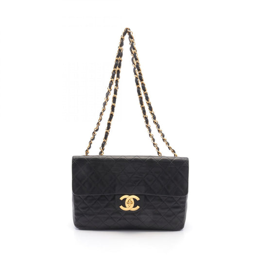 Chanel Lambskin Shoulder Bag Black A01094