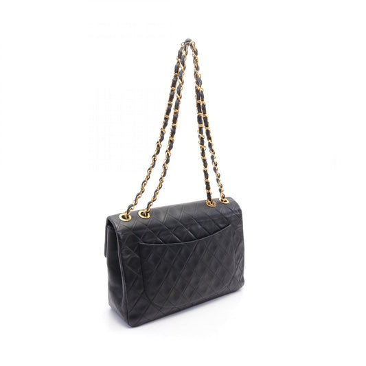 Chanel Lambskin Shoulder Bag Black A01094