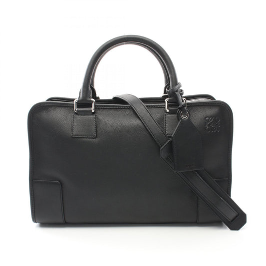 Loewe Leather Amazona 36 Handbag Black