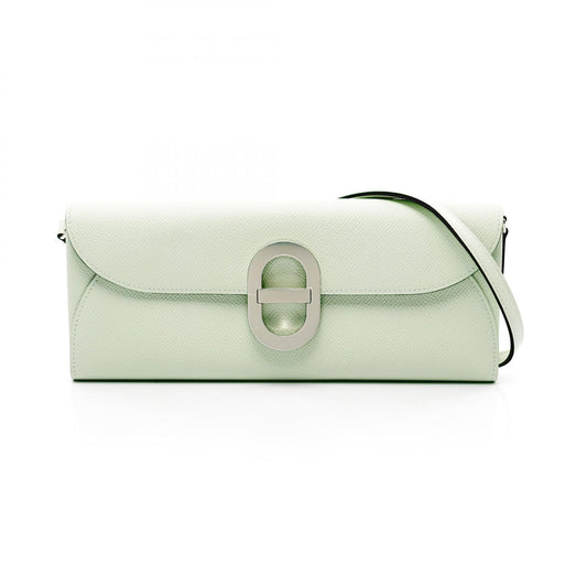 Hermes Leather Shoulder Bag Green