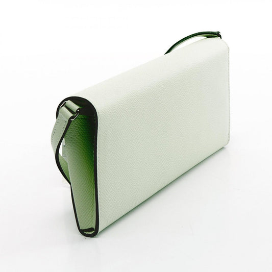 Hermes Leather Shoulder Bag Green