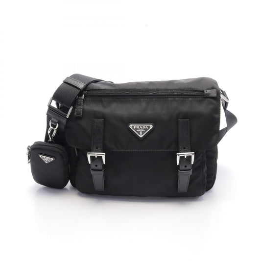 Prada Nylon Leather VELA Shoulder Bag