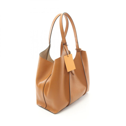 Tod's T Timeless Small Leather Tote Bag