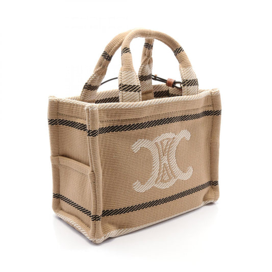 Celine Small Cabas Canvas Tote Bag