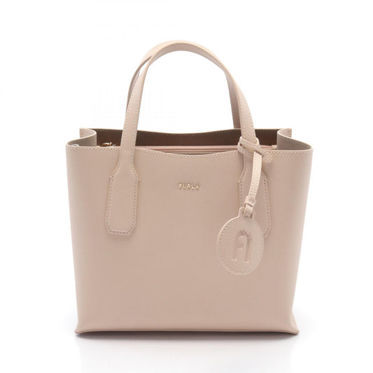 Furla Classic Leather Handbag Beige