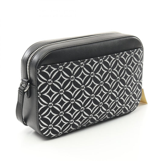 Michael Kors Jet Set Travel Canvas Leather Shoulder Bag