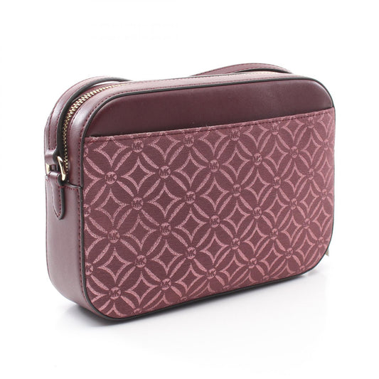 Michael Kors Jet Set Metallic Logo Jacquard Crossbody Bag