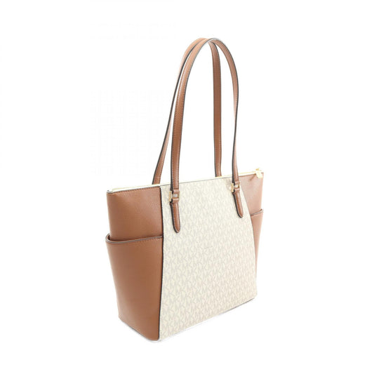 Michael Kors Charlotte Tote Bag PVC Coated Canvas Leather