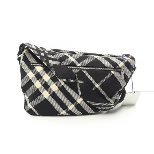 Burberry Large Shield Messenger Bag Black/White