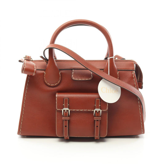 Chloe EDITH Leather Handbag Brown