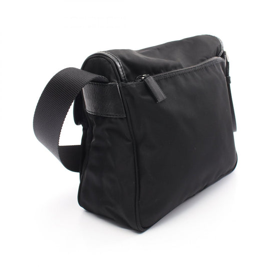 Prada Nylon Leather Shoulder Bag