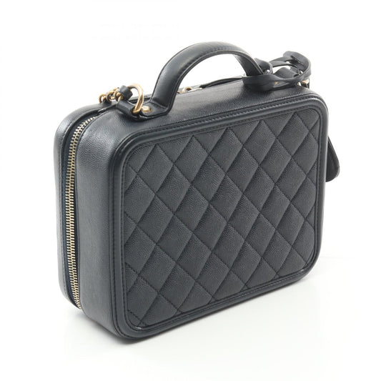 Chanel Leather CC Filigree Shoulder Bag