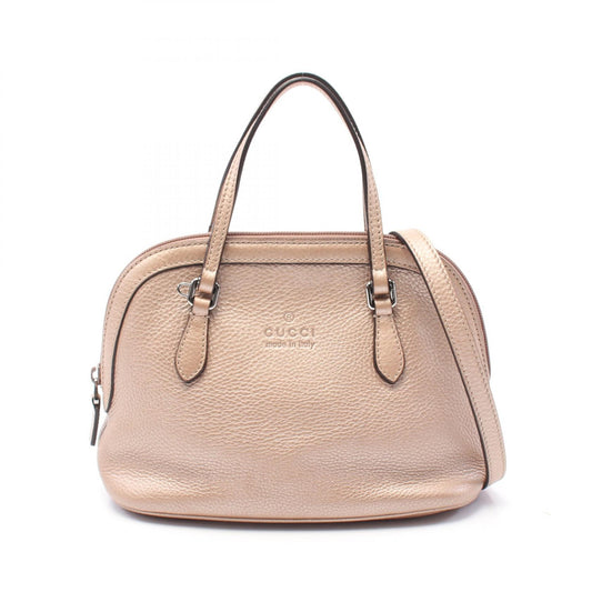 Gucci Leather Handbag Pink 341504